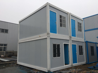 40 Ft Flat Pack Shipping Container Two Bedroom Prefab Container House Price 