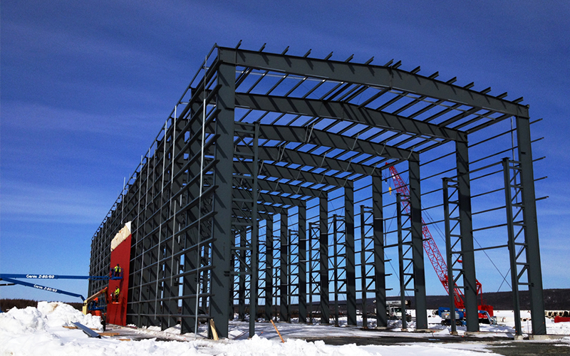 Prefabricated Steel warehouse / workshop / hangar / hall steel structure price